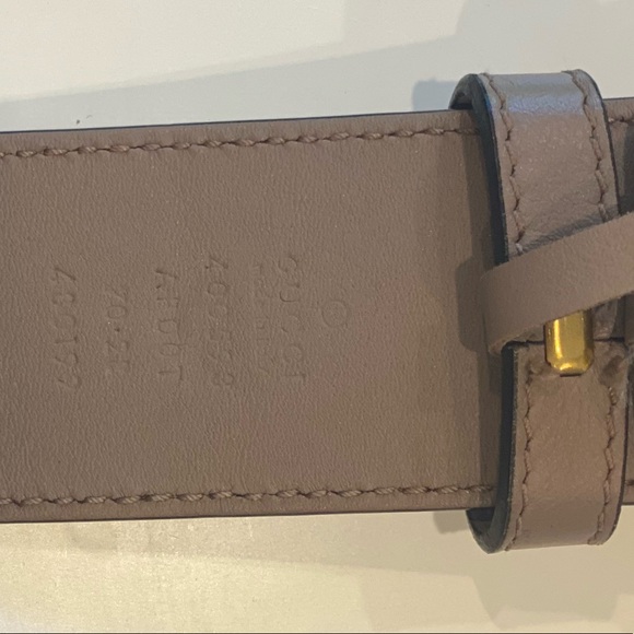 Gucci belt tan and gold - Picture 3 of 3